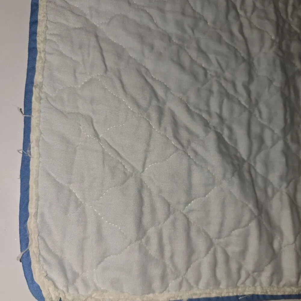 Vtg Huckleberry Pie Strawberry Shortcake Handmade Baby Quilt Blanket 33x42 #219